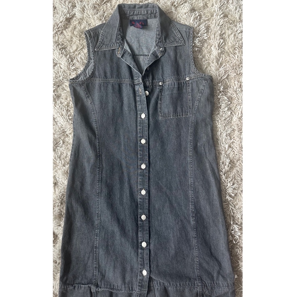 Denim&Co Gray Denim Dress